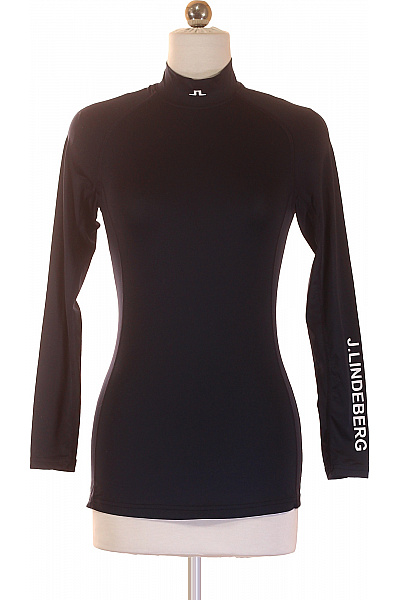 J.Lindeberg Dámské černé funkční tričko s dlouhým rukávem a rolákem polyesterové Velikost S | J.Lindeberg | obrázek 2