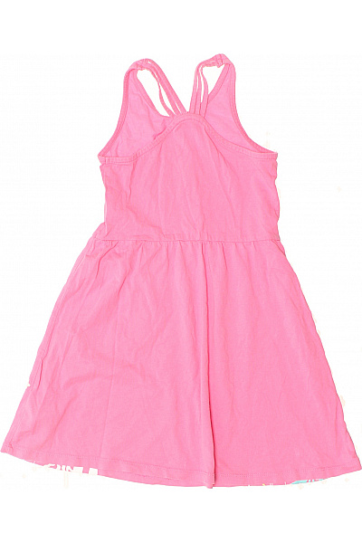 Canda Dívčí Růžové Šaty Letní Pohádkové Jednorožec Mořské Rostliny Velikost 116 | Canda | obrázek 3