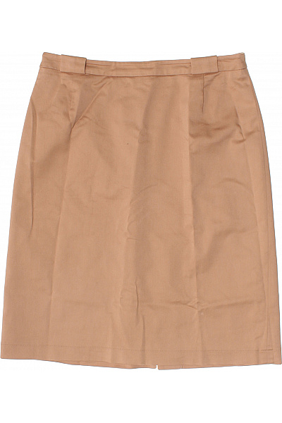 s.OLIVER Dámská bavlněná pouzdrová sukně ke kolenům béžová elegantní Vel. 40 | s.OLIVER | obrázek 2