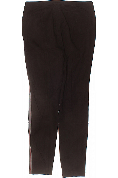 COMMA Dámské černé viskózové kalhoty sportovní ležérní s pruhem úzké Velikost 36 | COMMA | obrázek 3