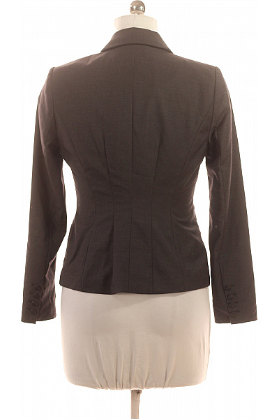 Next Dámské vypasované sako elegantní business jednořadé s jedním knoflíkem tmavě hnědé Vel. 10 | Next | obrázek 3