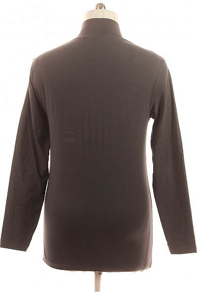 Pánské tričko tmavě šedé s dlouhým rukávem a rolákem basic Vel. l | Unimoda | obrázek 3