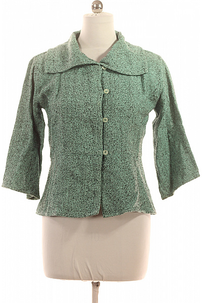 MASAI Dámský bavlněný zelený propínací s límečkem elegantní jarní kardigan Vel. s | MASAI | obrázek 2