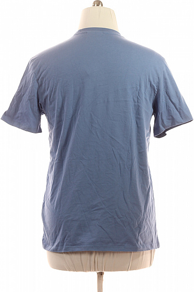 Calvin Klein Pánské modré tričko s krátkým rukávem a kulatým výstřihem basic Vel. l | Calvin Klein | obrázek 2