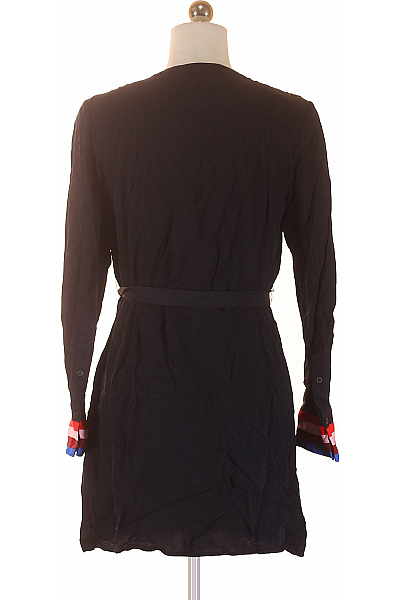 TOMMY HILFIGER Dámská halenka s dlouhým rukávem a vázačkou jednobarevná Velikost 34 | TOMMY HILFIGER | obrázek 2