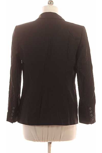 Marks & Spencer Černé vypasované společenské sako jednořadé s jedním knoflíkem elegantní business Vel. 14 | Marks & Spencer | obrázek 3