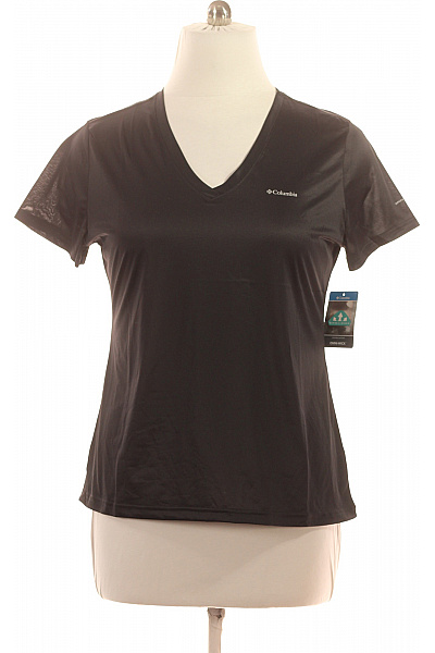 Columbia Dámské černé sportovní funkční tričko s krátkým rukávem V výstřih Vel. XL | Columbia | obrázek 2