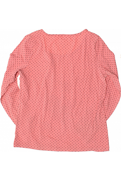 Gina Růžové tričko s dlouhým rukávem a puntíky Velikost 42/44 | Gina | obrázek 2