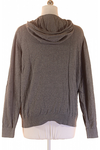 bugatti Dámský šedý pletený pulovr s kapucí basic lehký přes hlavu Velikost xl | bugatti | obrázek 2