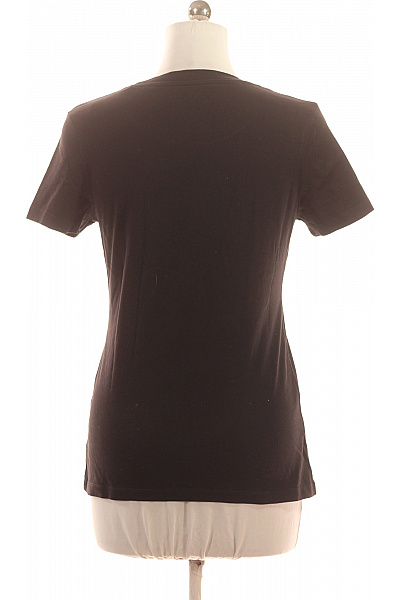 Calvin Klein dámské tričko s krátkým rukávem a potiskem bavlněné černé Velikost XL | Calvin Klein | obrázek 2