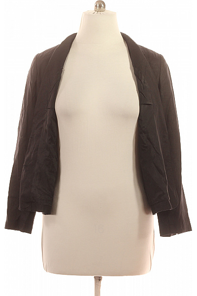 Tara M Dámský lněný černý blejzr vypasovaný na běžné nošení Velikost .44 | Tara M | obrázek 4