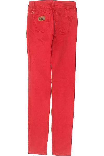 Lois Dámské bavlněné červené džíny strečové skinny klasické s kapsami Vel. XXS | Lois | obrázek 2
