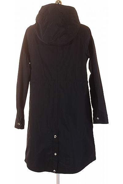 Woolrich Dámský polyesterový černý kabát s kapucí dlouhý podzimní jarní funkční nepromokavý Velikost s | Woolrich | obrázek 3