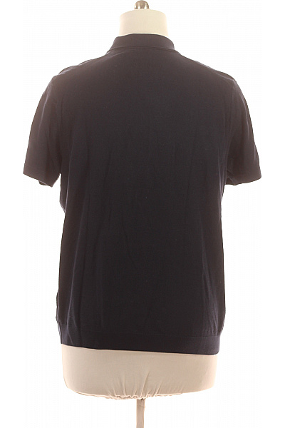 JOOP! Dámské modré bavlněné polo tričko se zipem a krátkým rukávem Vel. XXL | JOOP! | obrázek 2