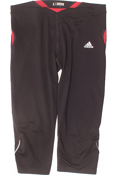 ADIDAS Dámské sportovní tříčtvrteční polyesterové legíny černé s červenou Velikost 40 | ADIDAS | obrázek 2