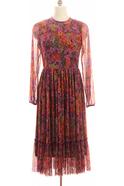 RICH&ROYAL dámské šaty s dlouhým rukávem květované midi Velikost S | RICH&ROYAL | obrázek 2