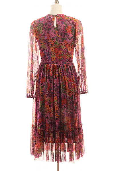 RICH&ROYAL dámské šaty s dlouhým rukávem květované midi Velikost S | RICH&ROYAL | obrázek 3