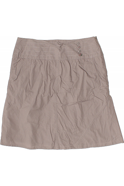 Esprit dámská béžová áčková sukně s kapsami a knoflíky ke kolenům Velikost 36 | Esprit | obrázek 2