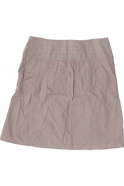 Esprit dámská béžová áčková sukně s kapsami a knoflíky ke kolenům Velikost 36 | Esprit | obrázek 3