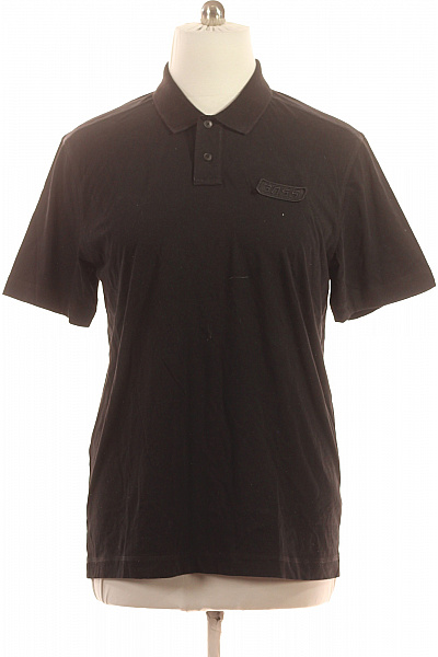 Hugo Boss Polo tričko černé jednobarevné basic s krátkým rukávem Velikost xl | Hugo Boss | obrázek 2