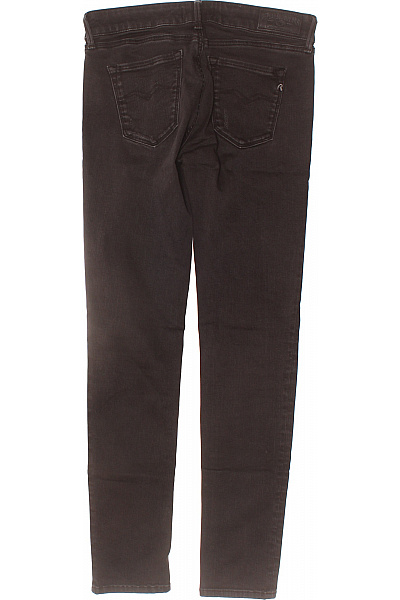 REPLAY Dámské černé skinny džíny strečové seprané s dírami na kolenou Vel. 29/30 | REPLAY | obrázek 2