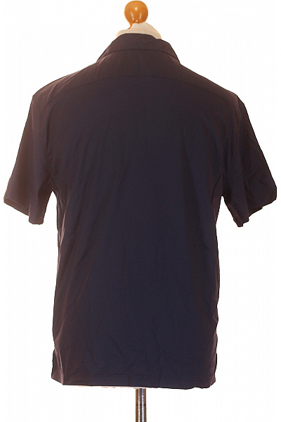 Abercrombie&Fitch Pánská tmavě modrá košile krátký rukáv letní ležérní regular fit Velikost M | Abercrombie&Fitch | obrázek 3