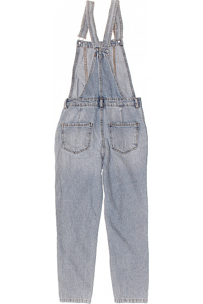 ONLY Dámské modré bavlněné laclové džíny volné s kapsami vintage Velikost EU 32 | ONLY | obrázek 2