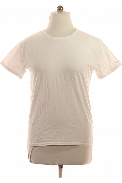 bruno banani Pánské tričko bílé basic s krátkým rukávem s kulatým výstřihem | bruno banani | obrázek 2