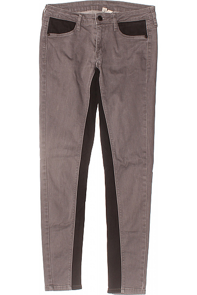 Dámské Džíny Šedé MANGO Second Hand Vel. 36