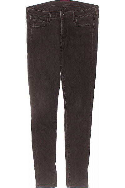 Pepe Jeans Dámské Bavlněné Skinny Džíny Tmavě šedé Strečové úzké Kapsy Velikost 28/30
