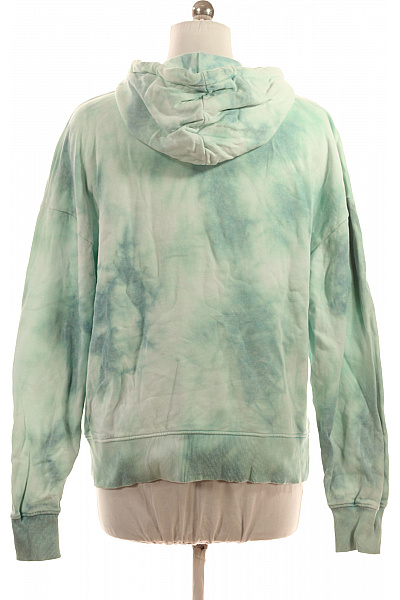 Marc O´Polo Dámská bavlněná mikina s kapucí zelená batikovaná streetwear oversized Vel. S | Marc O´Polo | obrázek 3