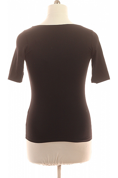 LAWRENCE GREY Dámské černé tričko s krátkým rukávem basic Vel. L | LAWRENCE GREY | obrázek 3