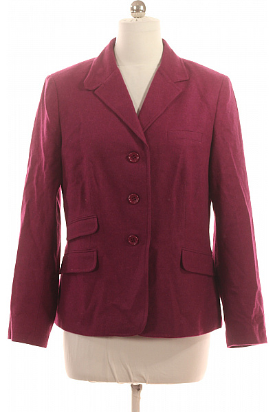 Franco Callegari Teplé fialové sako dámské vypasované elegantní na podzim Velikost 44 | Franco Callegari | obrázek 2
