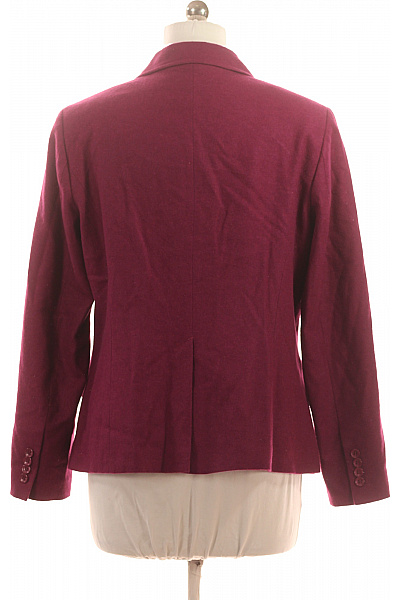 Franco Callegari Teplé fialové sako dámské vypasované elegantní na podzim Velikost 44 | Franco Callegari | obrázek 3