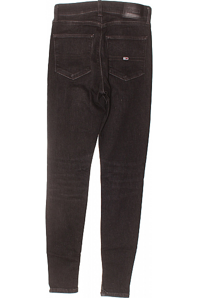 TOMMY HILFIGER Dámské černé skinny džíny strečové úzké seprané Velikost 25/30 | TOMMY HILFIGER | obrázek 2
