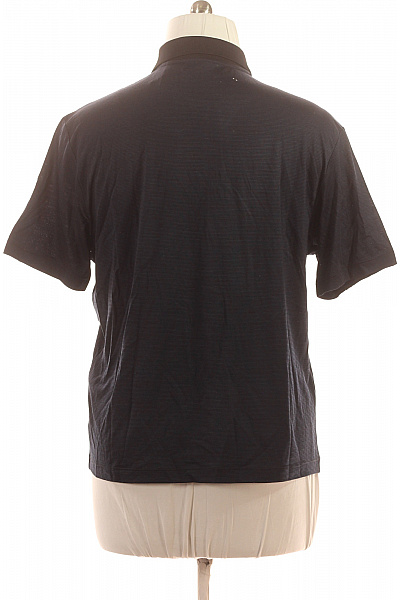 ARMANI Pánské tmavě modré polo tričko s krátkým rukávem basic Velikost l | ARMANI | obrázek 2