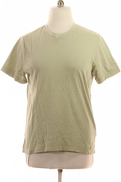 MICHAEL KORS Pánské bavlněné tričko khaki basic s krátkým rukávem a kulatým výstřihem Vel. L | MICHAEL KORS | obrázek 2