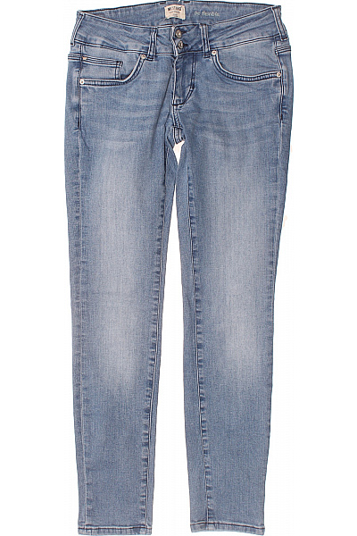 MUSTANG Dámské Džíny Modré Second Hand Vel. 28/30