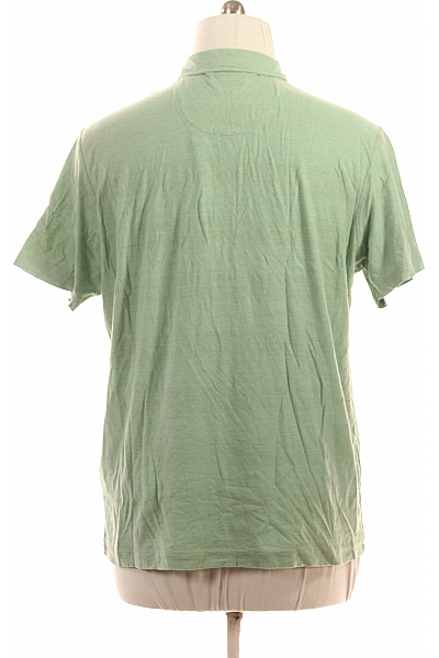 PIERRE CARDIN Pánské světle zelené polo tričko s krátkým rukávem a kapsou Velikost xxl | PIERRE CARDIN | obrázek 2