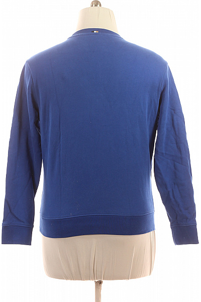 Hugo Boss Dámská modrá mikina přes hlavu s dlouhým rukávem jednobarevná streetwear Vel. xl | Hugo Boss | obrázek 3