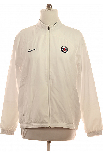 Nike Pánská bílá sportovní lehká větrovka se zipem Vel. xl | Nike | obrázek 2