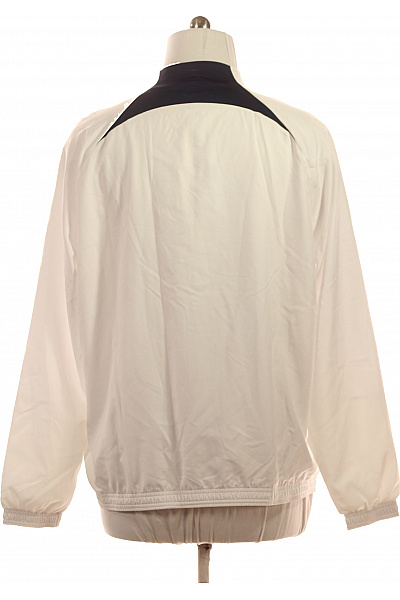 Nike Pánská bílá sportovní lehká větrovka se zipem Vel. xl | Nike | obrázek 3