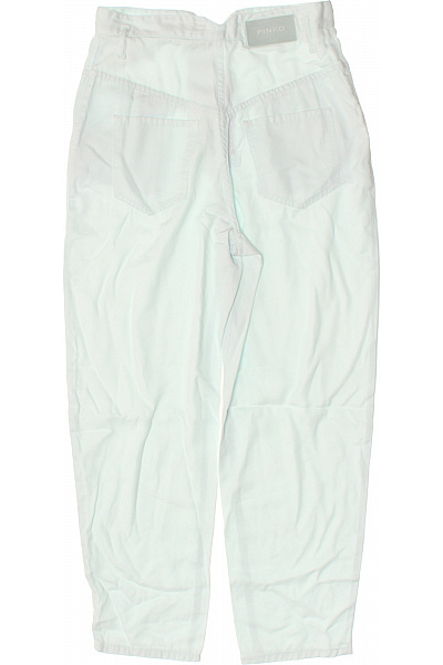 pinko Dámské lyocellové džíny s vysokým pasem volné světlé Vel. EU 44 | pinko | obrázek 3