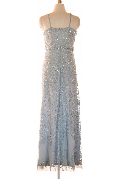 AngelEye Dlouhé společenské šaty na ramínka třpytivé pastelové Vel. s | AngelEye | obrázek 2