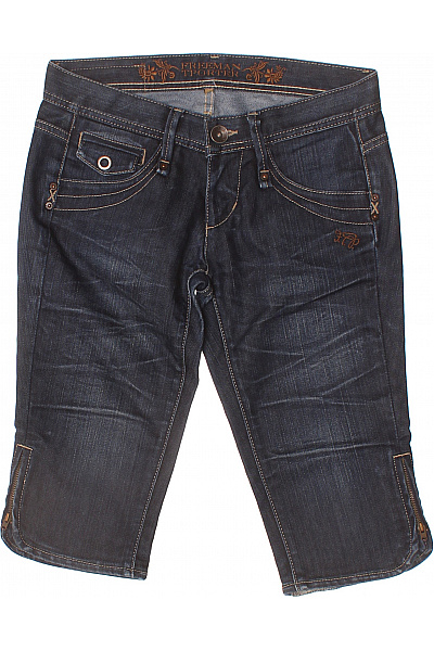 FREEMANT.PORTER Dámské bavlněné riflové kraťasy tmavě modré se zipem Velikost EU 26 | FREEMANT.PORTER | obrázek 2