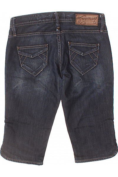 FREEMANT.PORTER Dámské bavlněné riflové kraťasy tmavě modré se zipem Velikost EU 26 | FREEMANT.PORTER | obrázek 3