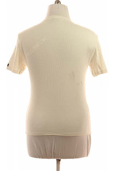 venice beach Dámské tričko s krátkým rukávem béžové jednobarevné basic Vel. XL | venice beach | obrázek 3