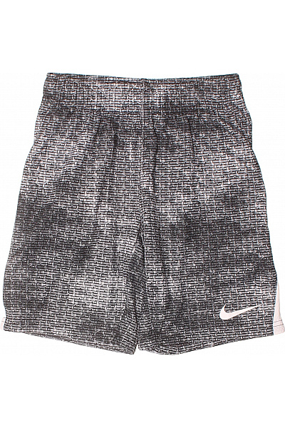 Nike Dětské chlapecké kraťasy černo-bílé s potiskem sportovní Vel. 122/128 | Nike | obrázek 2