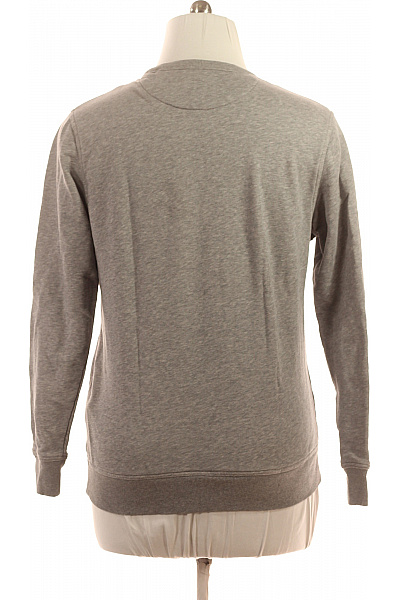 GANT Pánská šedá mikina bez kapuce s dlouhým rukávem a výšivkou sportovní Velikost xl | GANT | obrázek 3