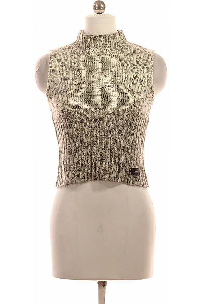 IKKS Dámská krátká pletená vesta s rolákem melír Vel. S | IKKS | obrázek 2